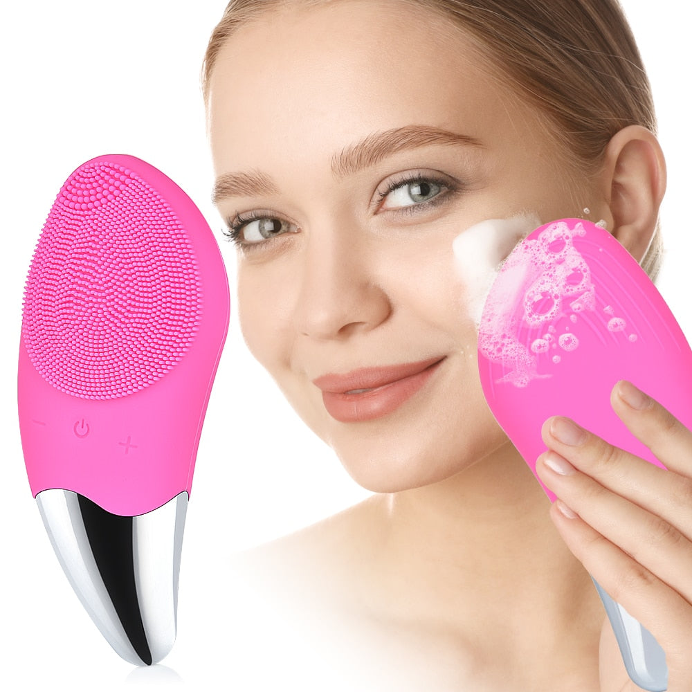 Sonic Vibration Facial Cleansing Brushes